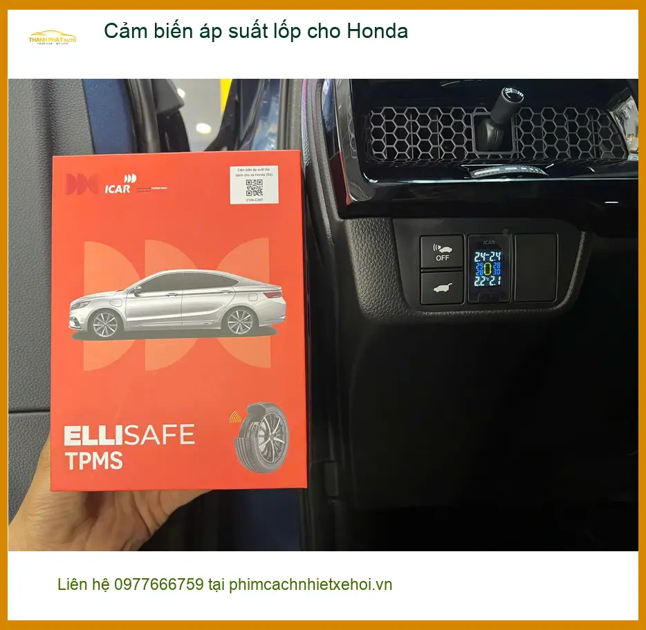 Anh Duy lắp cảm biến áp suất lốp Honda CR-V Quận 12 an toàn, chính hãng ảnh thực tế 5