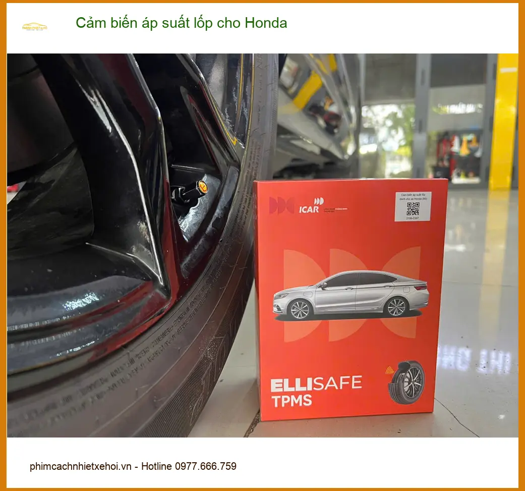 Anh Minh lắp cảm biến áp suất lốp cho Honda tại Quận 6 để an tâm lái xe đường dài