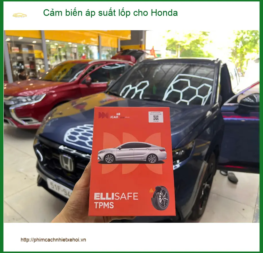 Anh Minh lắp cảm biến áp suất lốp cho Honda tại Quận 6 để an tâm lái xe đường dài ảnh thực tế 2
