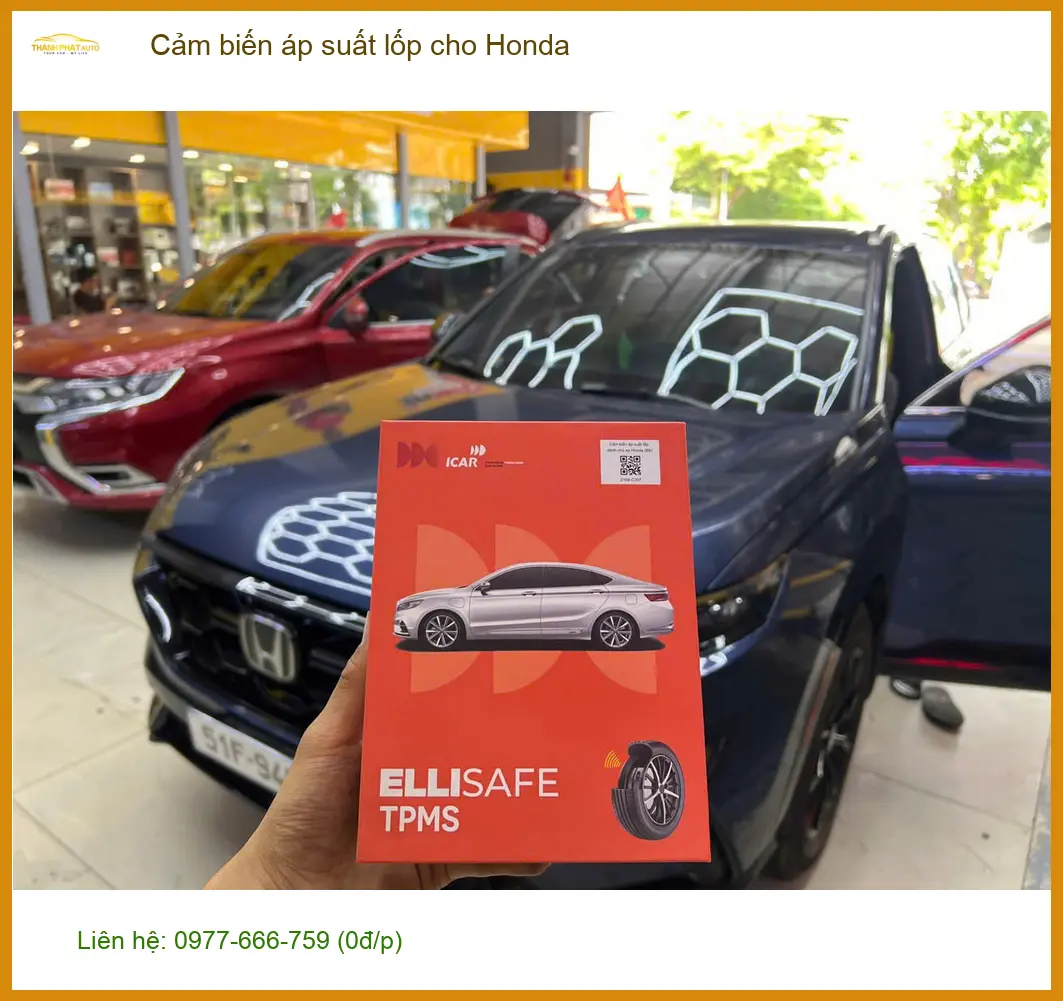 Anh Lâm lắp cảm biến áp suất lốp cho Honda CR-V tại Nhà Bè để an tâm trên mọi cung đường ảnh thực tế 3