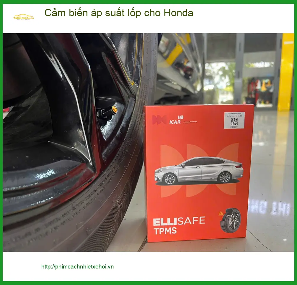 Chị Thanh Ngân lắp cảm biến áp suất lốp Honda CR-V tại Quận 9 an toàn ảnh thực tế 5