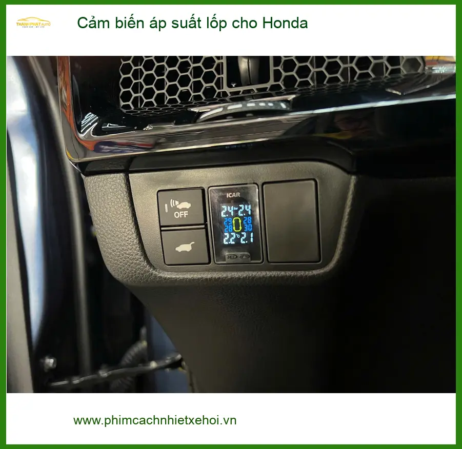 Anh Thanh lắp cảm biến áp suất lốp cho Honda City ở Thủ Đức