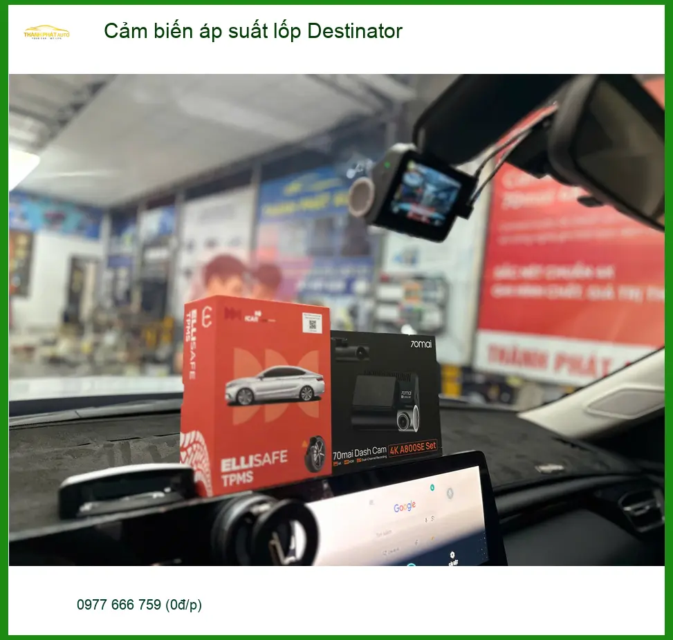 Anh Khải lắp cảm biến áp suất lốp Destinator cho Ford Everest tại Hóc Môn ảnh thực tế 2