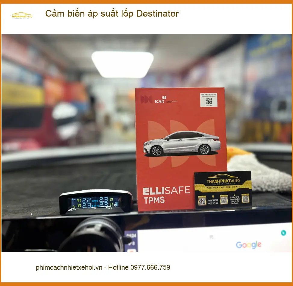 Anh Kiên lắp cảm biến áp suất lốp Destinator cho Mazda CX-5 tại Thủ Đức ảnh thực tế 2