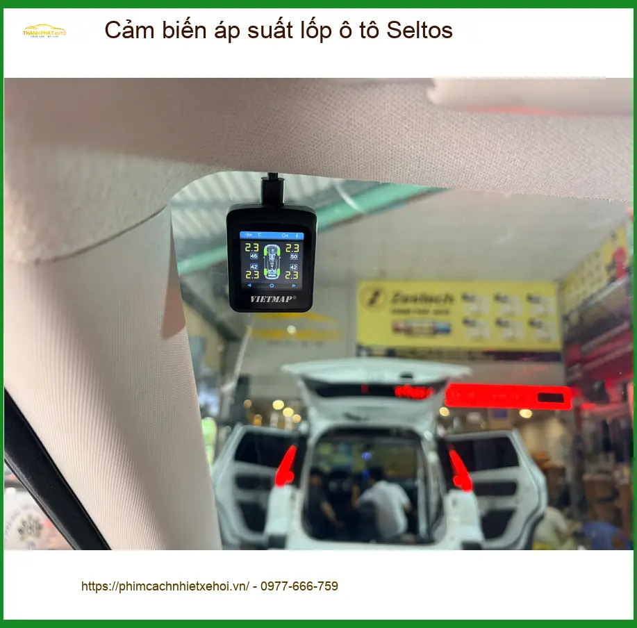 Anh Tấn Lắp Cảm Biến Áp Suất Lốp Kia Seltos Tại Bình Thạnh An Tâm Lái