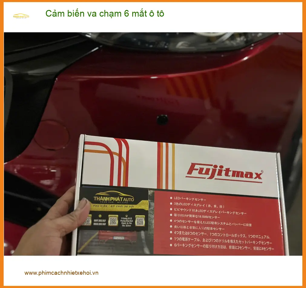 Chị Mai Anh lắp cảm biến va chạm 6 mắt ô tô Hyundai Creta Quận 1 tránh va quẹt ảnh thực tế 5