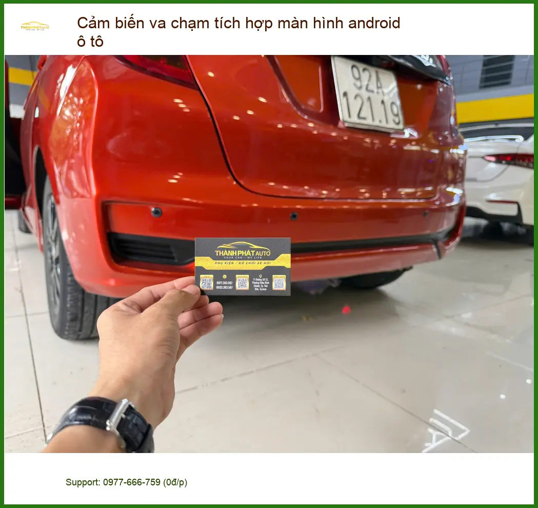 Anh Tấn lắp cảm biến va chạm màn Android cho Kia K3 tại Quận Tân Phú. ảnh thực tế 2