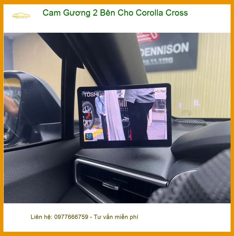 Anh Khải lắp Cam Gương 2 Bên cho Corolla Cross tại Quận 8 ảnh thực tế 2