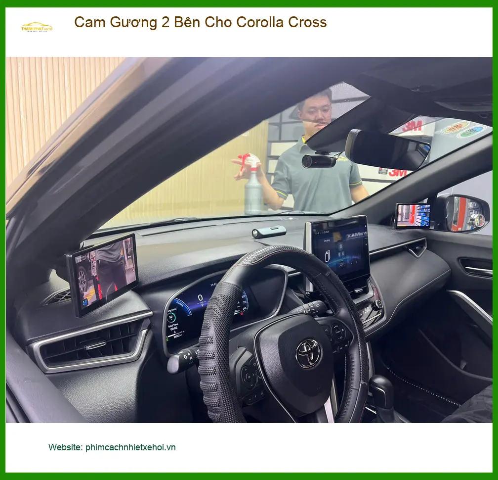Anh Khải lắp Cam Gương 2 Bên cho Corolla Cross tại Quận 8 ảnh thực tế 5