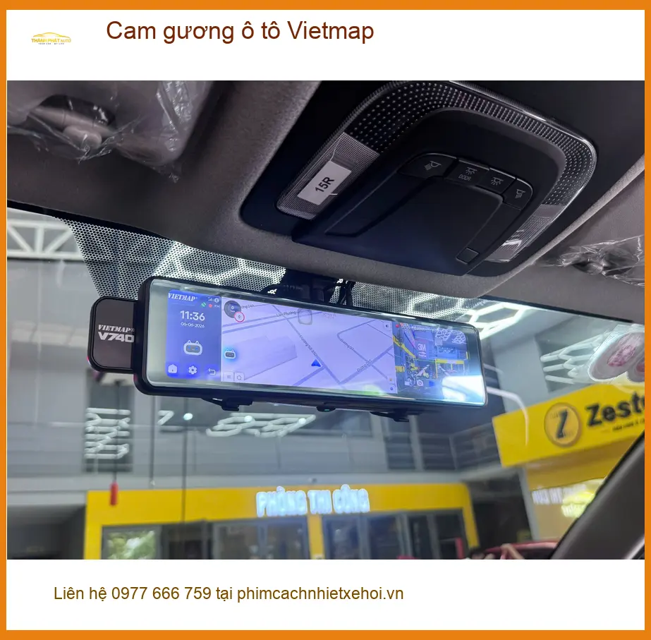 Anh Minh lắp Cam gương ô tô Vietmap cho Hyundai Accent tại Hóc Môn để an tâm hơn khi lùi xe ảnh thực tế 2