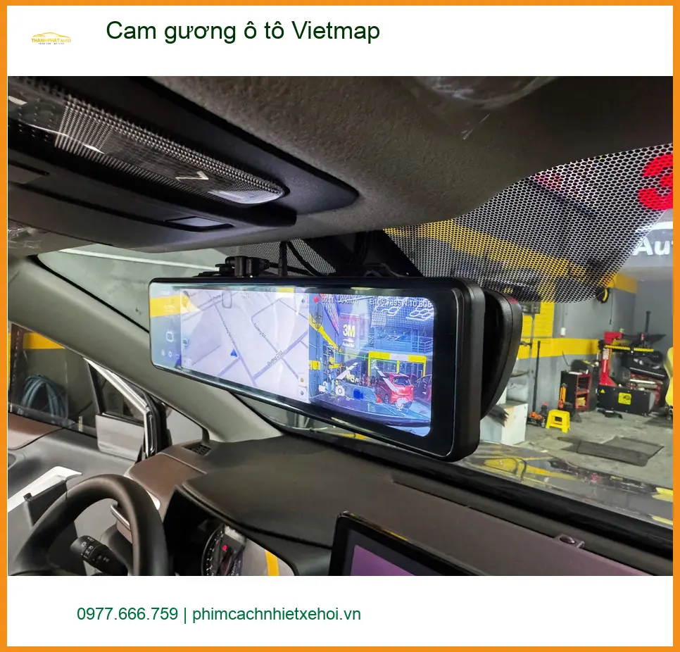 Anh Minh lắp Cam gương ô tô Vietmap cho Hyundai Accent tại Hóc Môn để an tâm hơn khi lùi xe ảnh thực tế 3
