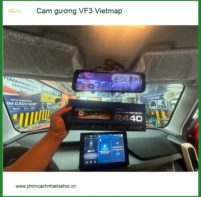 Anh Nhật Minh lắp cam gương Vietmap VF3 tại Hóc Môn cần ghi hình hành trình rõ nét ảnh thực tế 3
