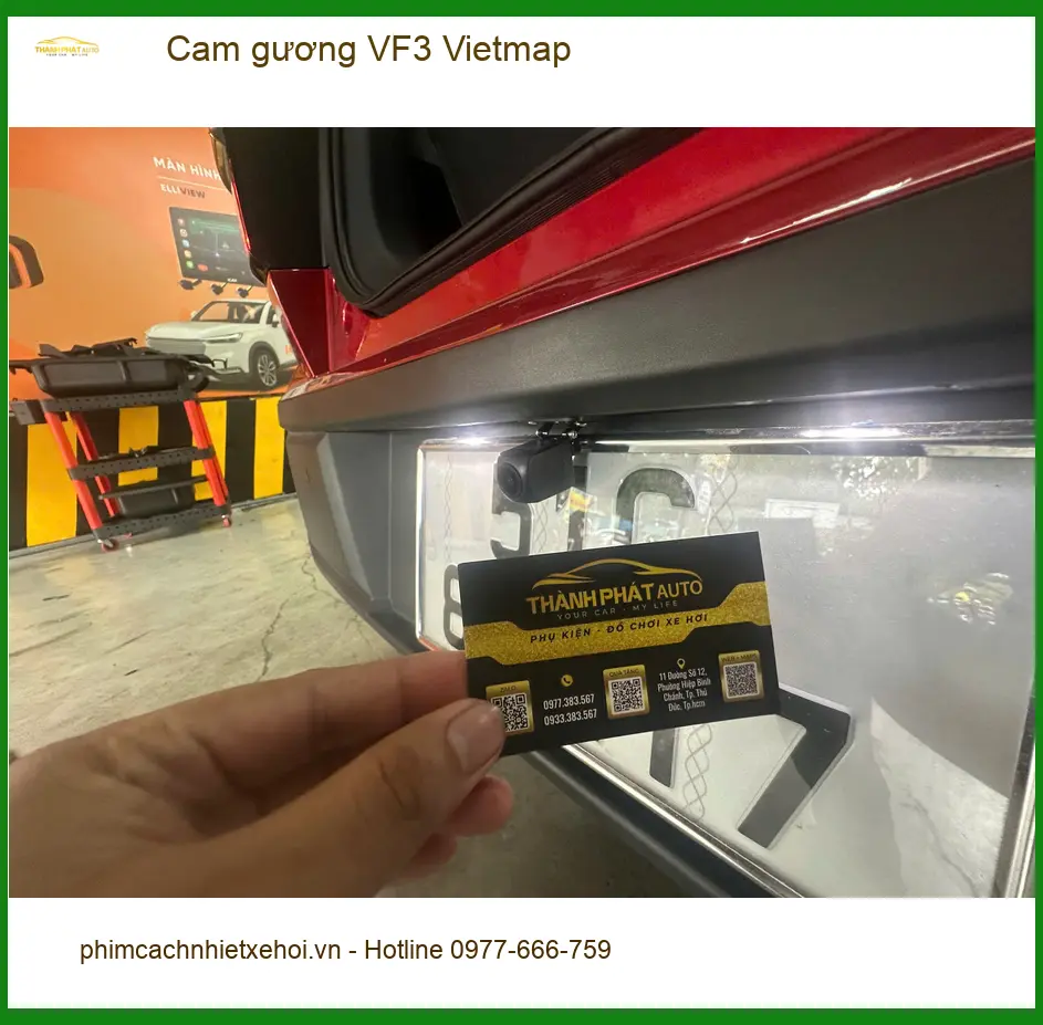 Anh Khải lắp camera gương Vietmap cho VF3 tại Quận 3 để lái xe an toàn ảnh thực tế 4