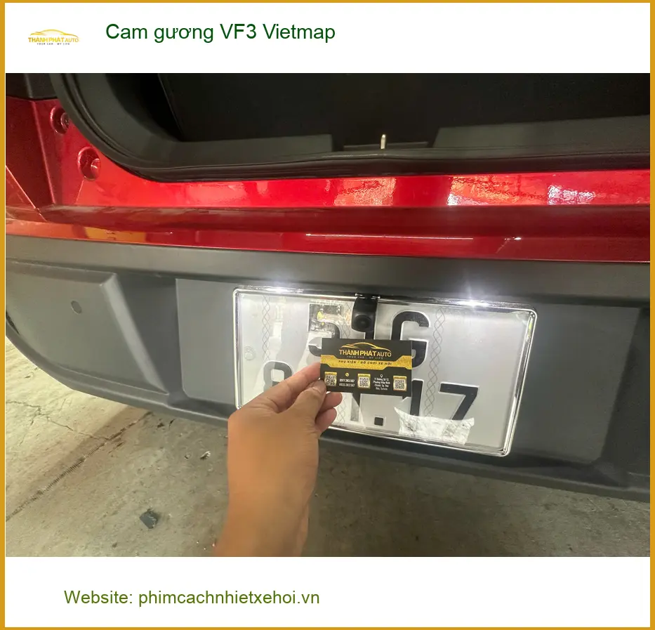 Anh Tùng lắp Cam gương Vietmap cho VinFast VF3 tại Quận 6 vì muốn ghi lại hành trình rõ nét ảnh thực tế 2