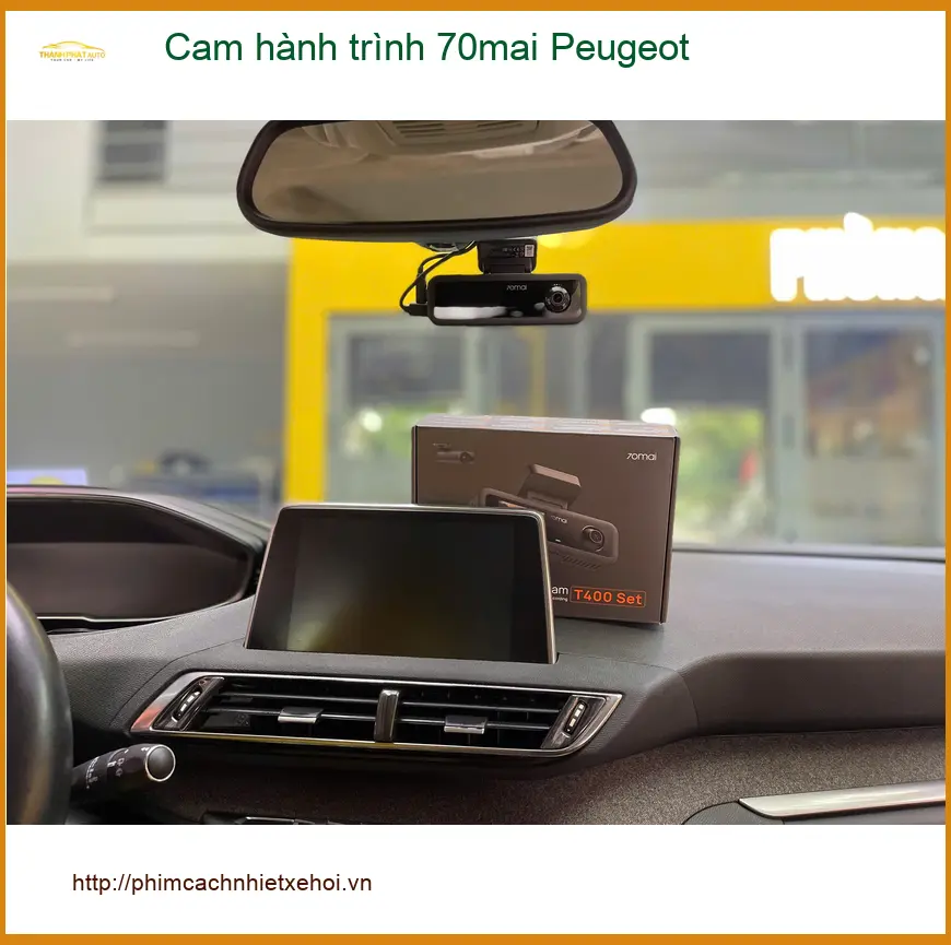 Anh Khang lắp cam hành trình 70mai cho Peugeot 3008 tại Quận Bình Tân để lái xe an toàn ảnh thực tế 4