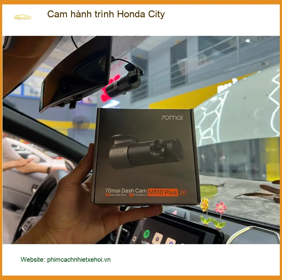 Anh Hưng lắp cam hành trình Honda City Quận 2 để an tâm lái xe mỗi ngày ảnh thực tế 2