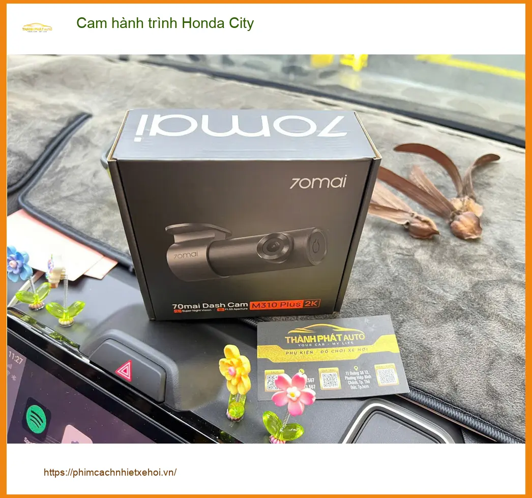 Anh Đạt lắp cam hành trình chính hãng cho Honda City ở Quận 4, an tâm mỗi chuyến đi