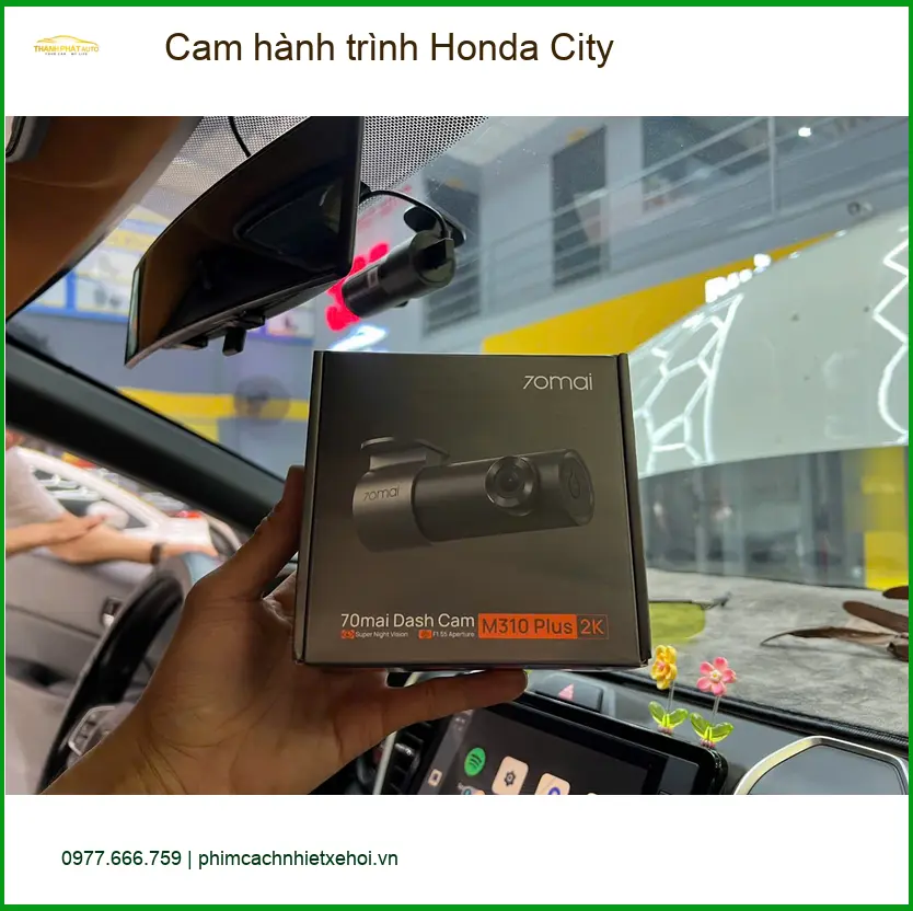 Anh Khải lắp cam hành trình Honda City tại Quận 9 để an tâm hơn khi lái xe ảnh thực tế 2