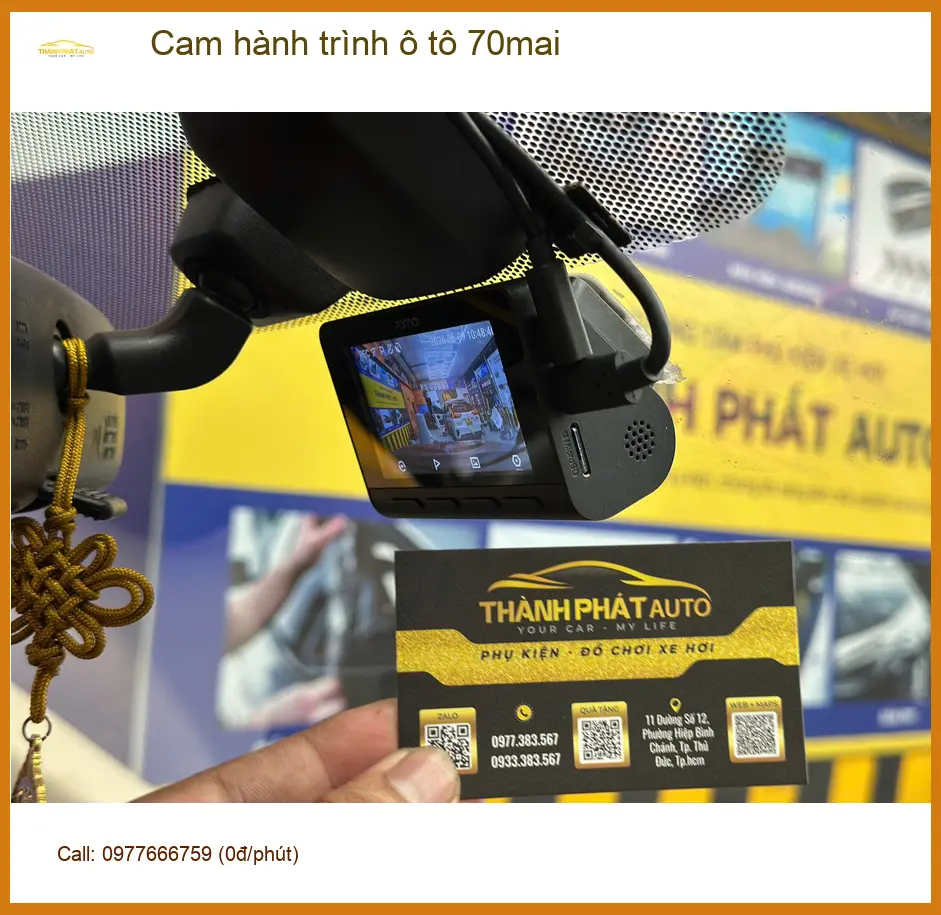 Anh Quang lắp cam hành trình 70mai cho Honda CR-V tại Quận 9 để an tâm mỗi chuyến đi ảnh thực tế 4
