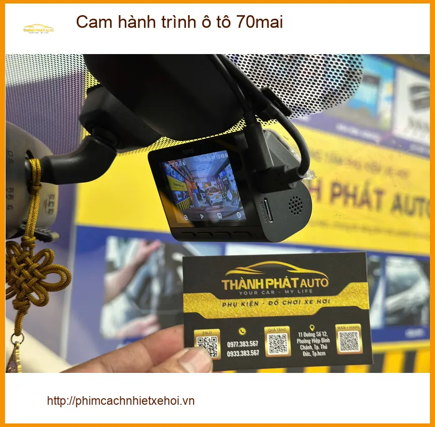 Anh Hùng lắp cam hành trình 70mai cho VinFast Lux A2.0 tại Quận 8