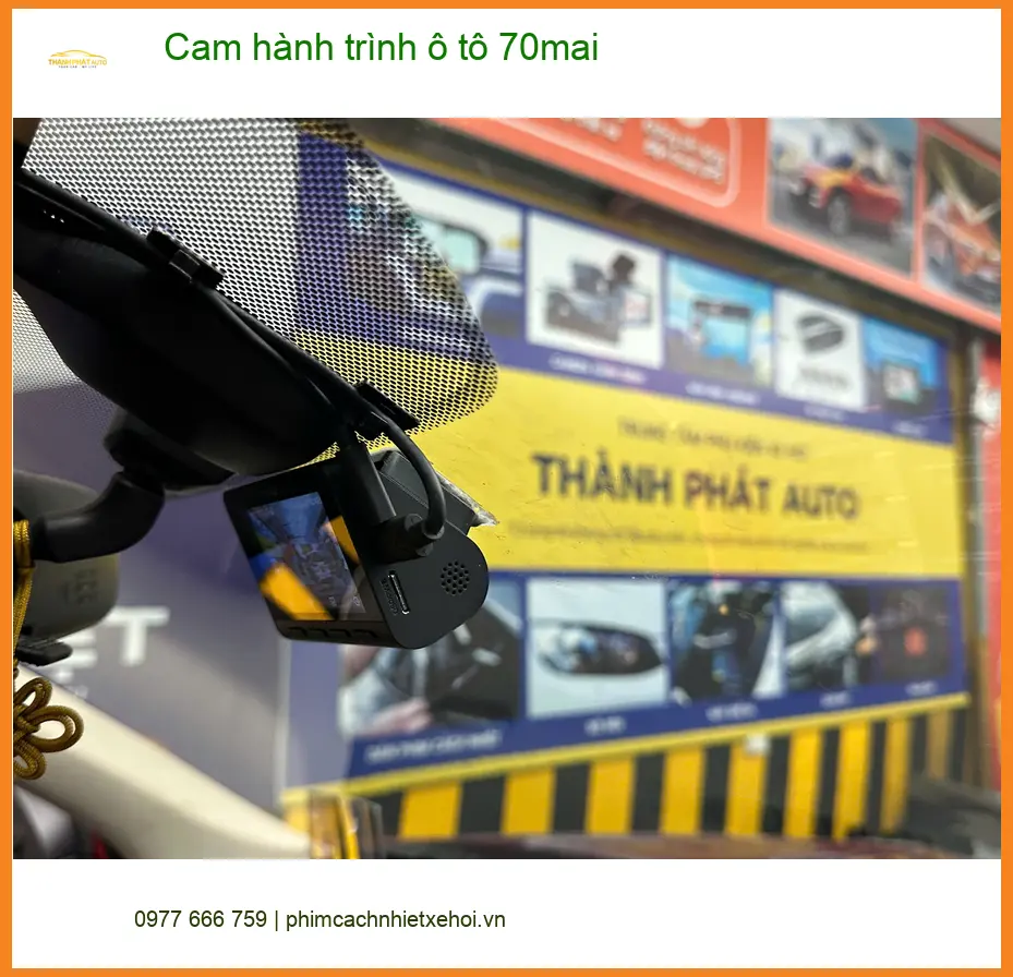 Anh Long lắp cam hành trình 70mai cho Ford Ranger tại Quận 2