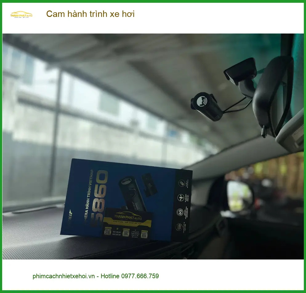 Chú Long lắp cam hành trình cho Toyota Vios tại Nhà Bè uy tín