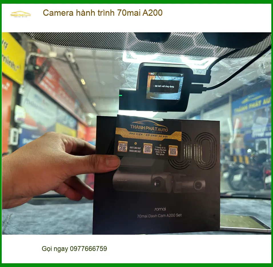 Anh Tín lắp Camera hành trình 70mai A200 cho Kia K3 ở Bình Tân