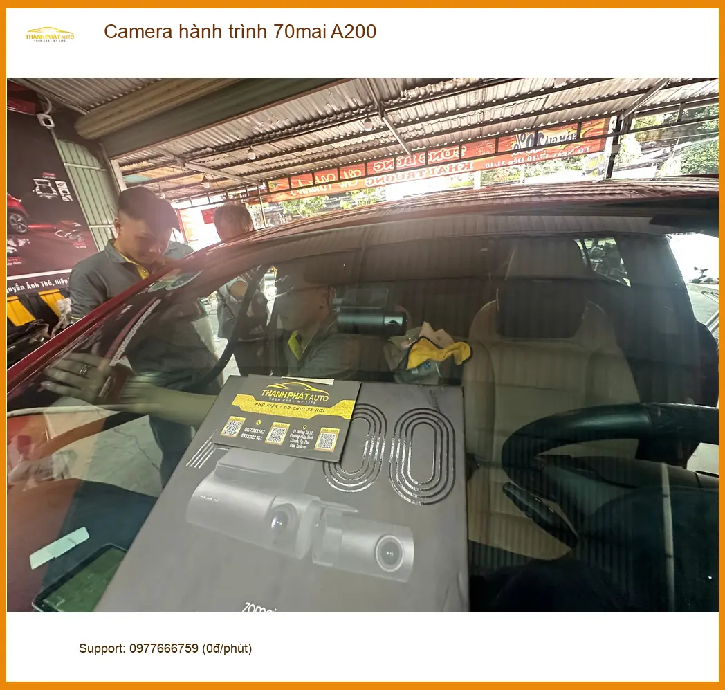 Anh Tín lắp Camera hành trình 70mai A200 cho Kia K3 ở Bình Tân ảnh thực tế 2