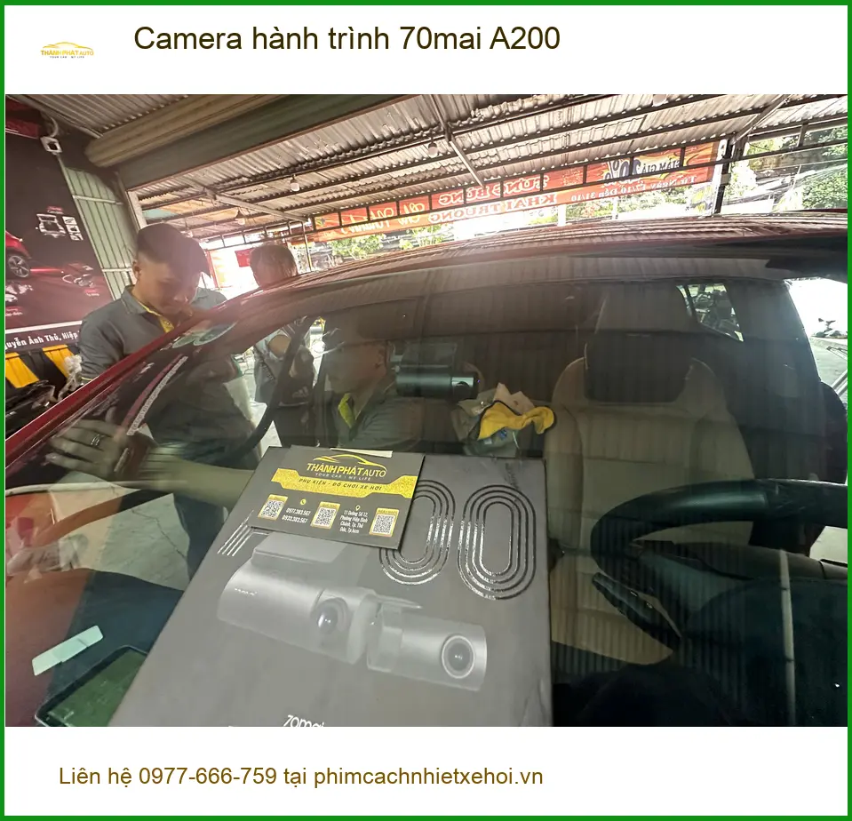 Anh Tấn lắp Camera hành trình 70mai A200 cho Honda CR-V tại Quận 3 vì lo ngại va chạm ảnh thực tế 4