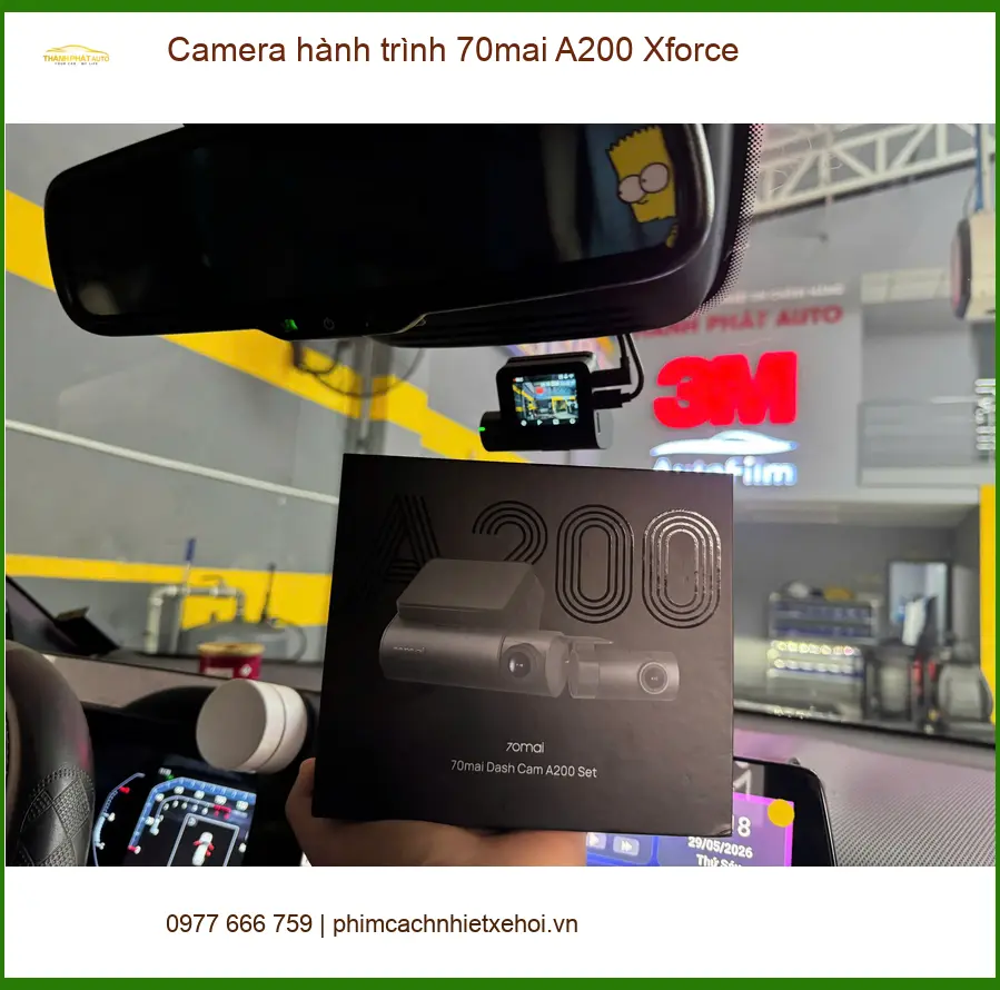 Anh Khải gắn Camera hành trình 70mai A200 Xforce cho Kia K3 ở Gò Vấp ảnh thực tế 2