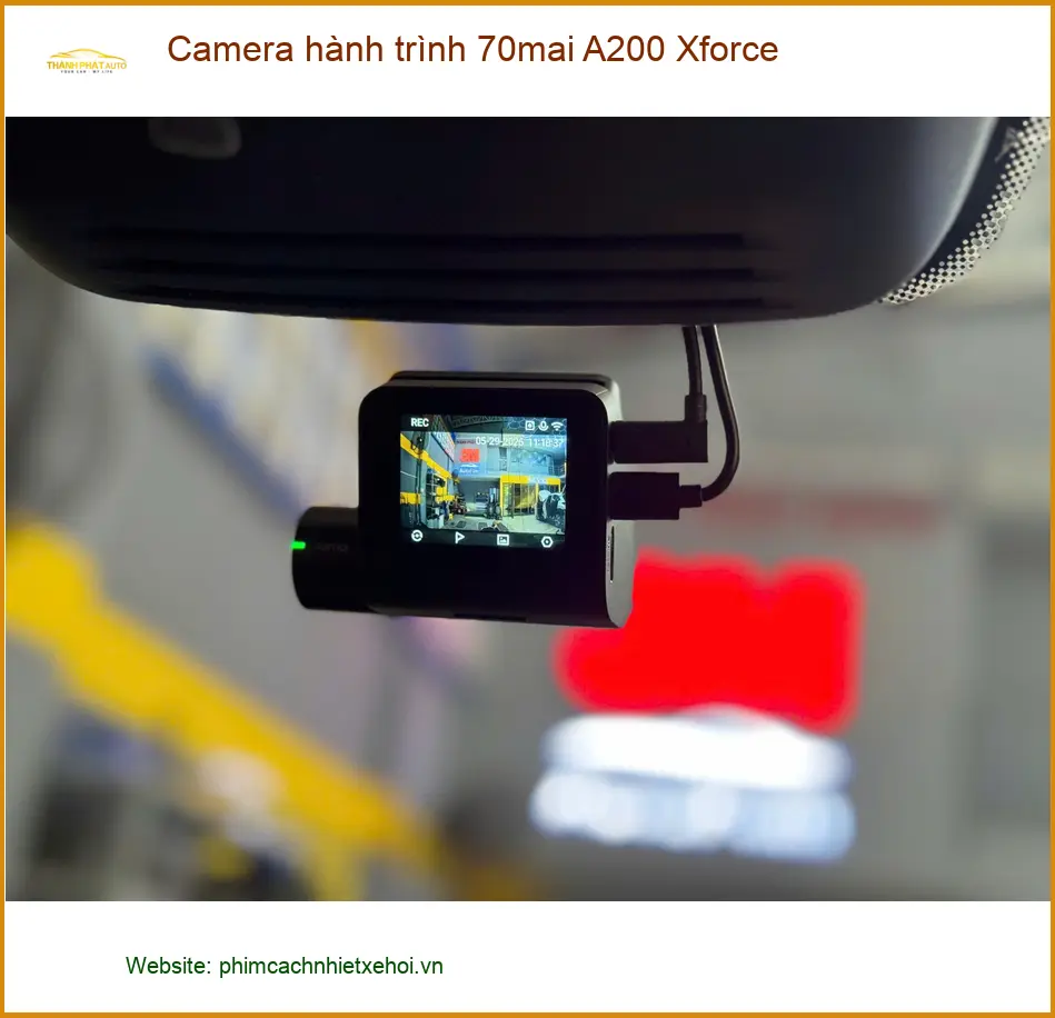 Anh Minh lắp Camera hành trình 70mai A200 Xforce tại Quận 6 để lái xe an tâm. ảnh thực tế 2