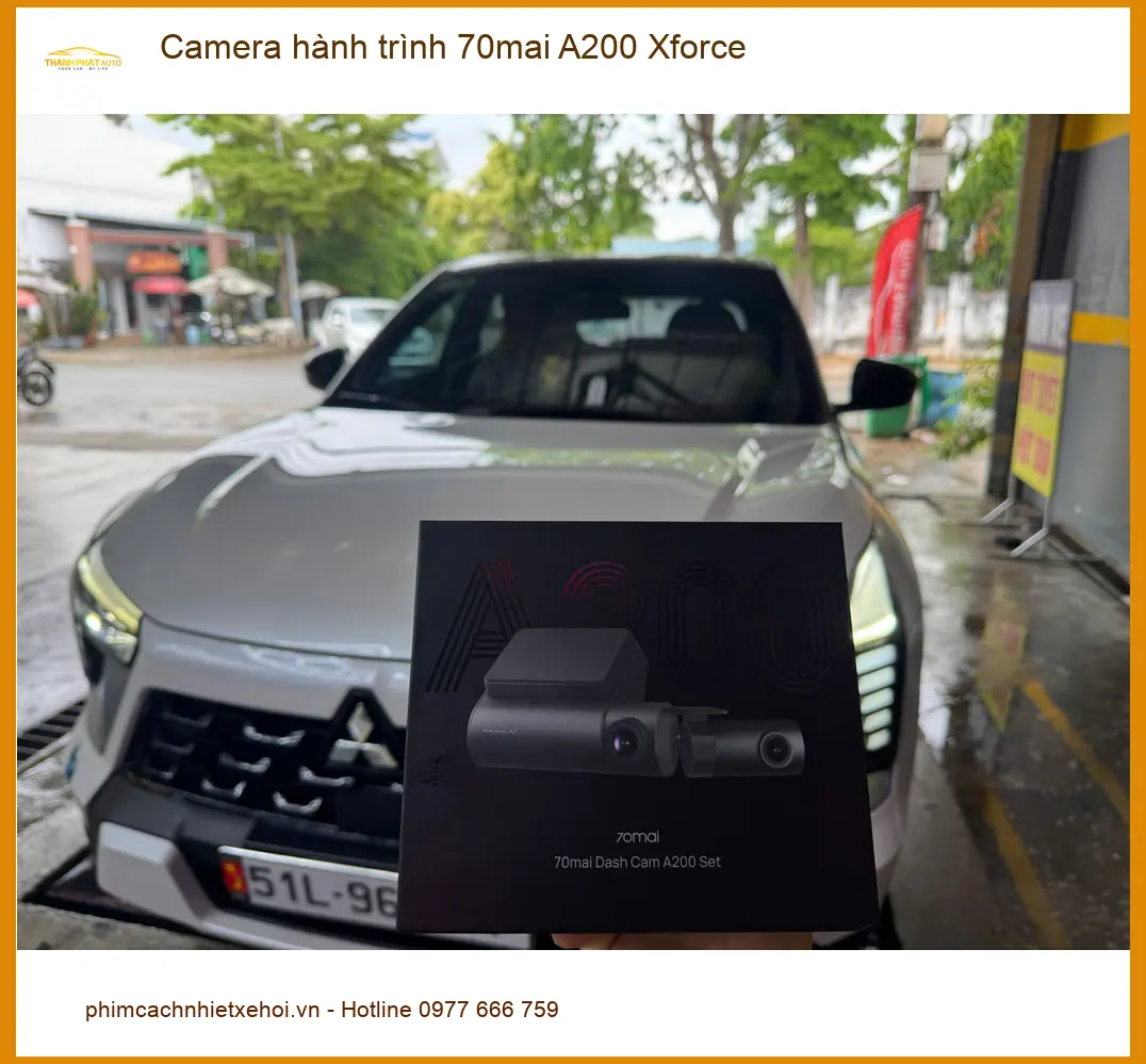 Anh Minh lắp Camera hành trình 70mai A200 Xforce tại Quận 6 để lái xe an tâm. ảnh thực tế 5