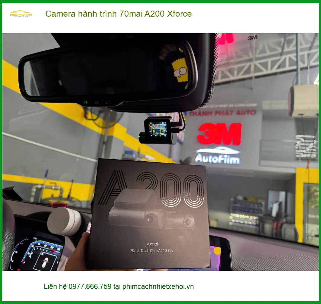 Địa chỉ Lắp Camera hành trình 70mai A200 Xforce uy tín tại Quận 8 ảnh thực tế 4