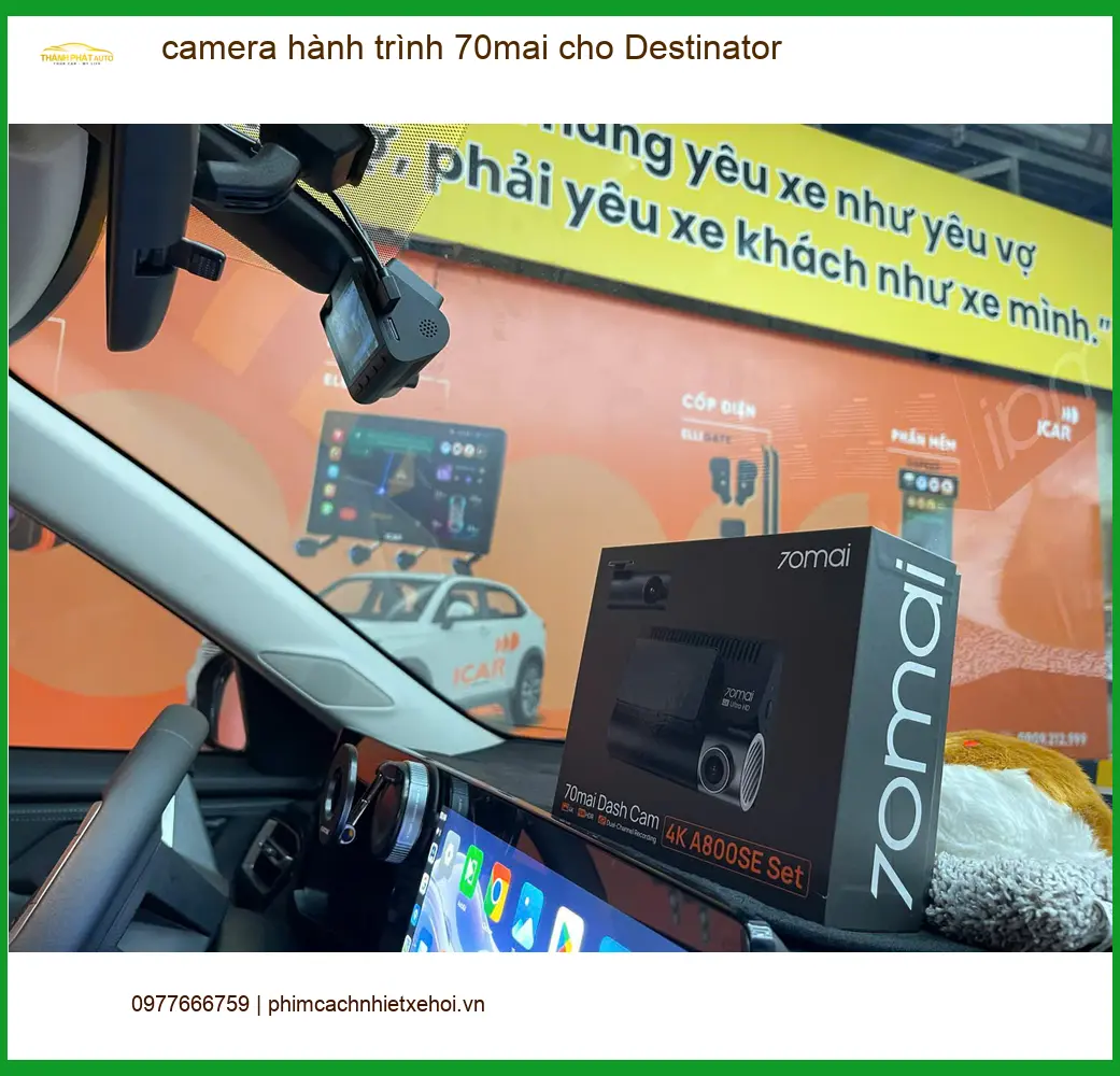 Anh Khôi lắp camera hành trình 70mai cho Hyundai Accent tại Thủ Đức để yên tâm lái xe đường dài ảnh thực tế 3