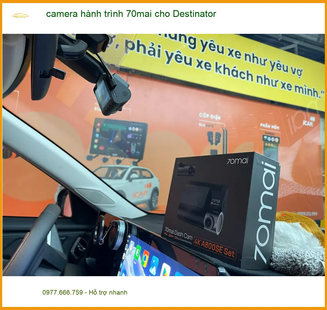 Anh Kiên lắp camera hành trình 70mai cho Hyundai Accent ở Quận 6 để yên tâm hơn khi lái xe