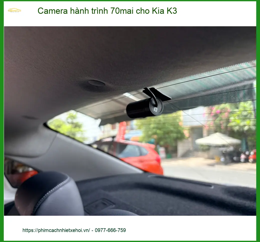 Anh Hùng lắp Camera hành trình 70mai chính hãng cho Kia K3 tại Quận 12 ảnh thực tế 2