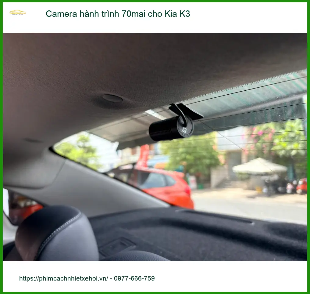 Anh Hùng lắp Camera hành trình 70mai chính hãng cho Kia K3 tại Quận 12 ảnh thực tế 3