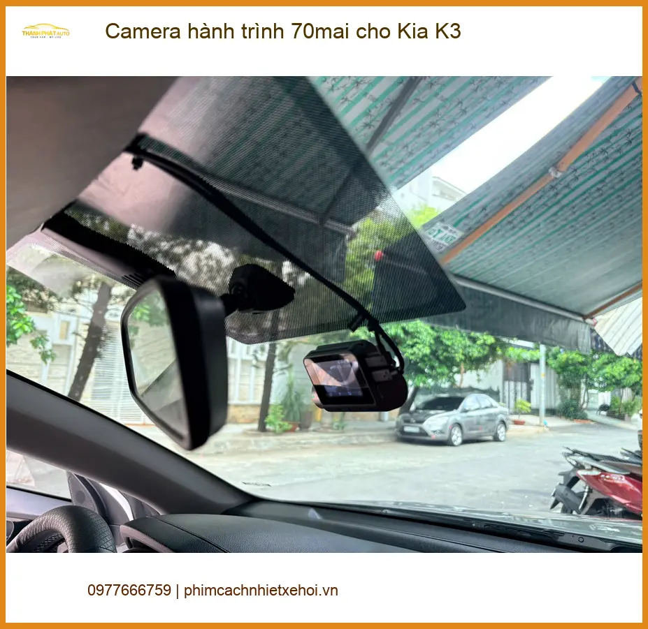 Anh Hưng lắp Camera hành trình 70mai chính hãng cho Kia K3 tại Quận Bình Tân ảnh thực tế 2