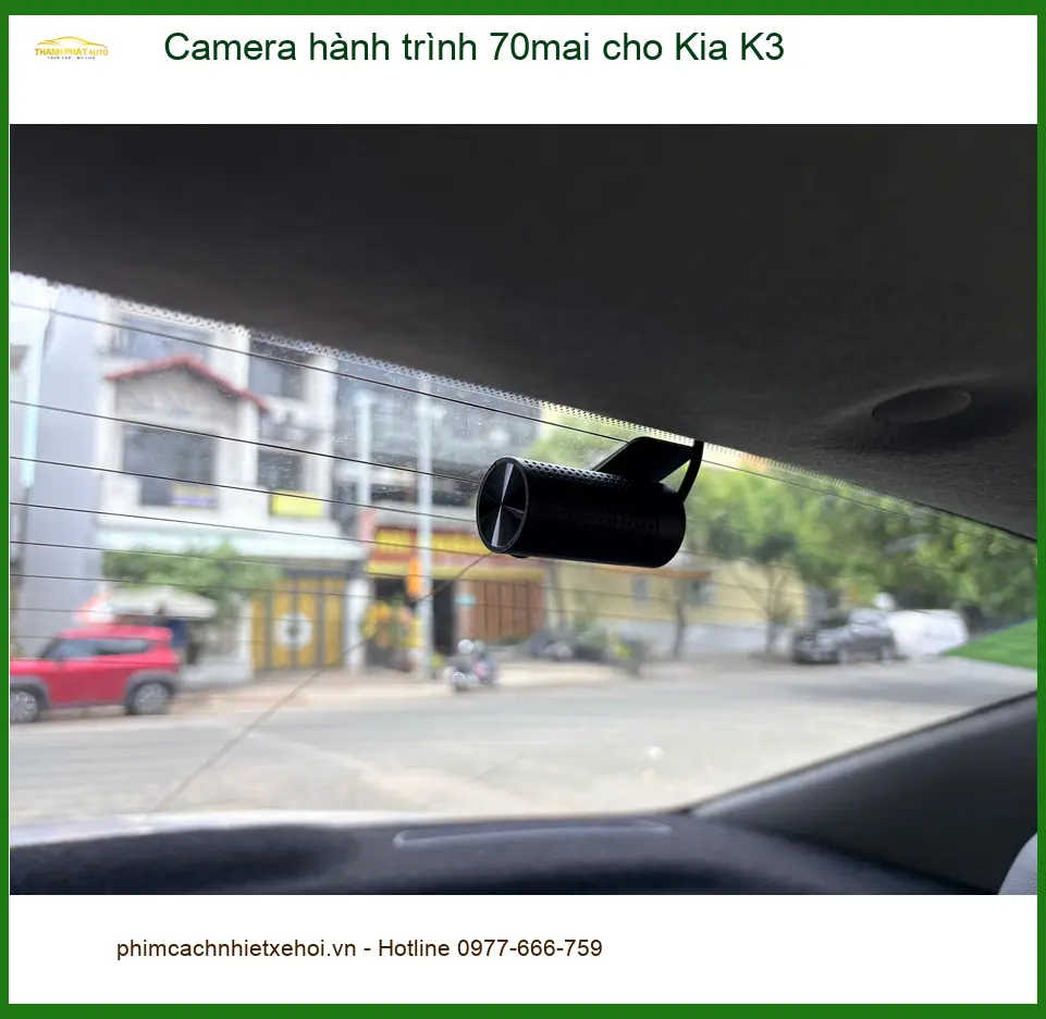 Anh Hưng lắp Camera hành trình 70mai chính hãng cho Kia K3 tại Quận Bình Tân ảnh thực tế 3