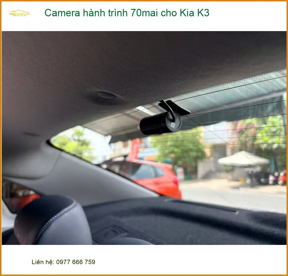 Anh Hưng lắp Camera hành trình 70mai chính hãng cho Kia K3 tại Quận Bình Tân ảnh thực tế 5