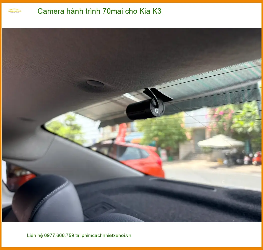 Anh Khải lắp Camera hành trình 70mai cho Kia K3 Quận 9 để an tâm hơn trên mọi nẻo đường