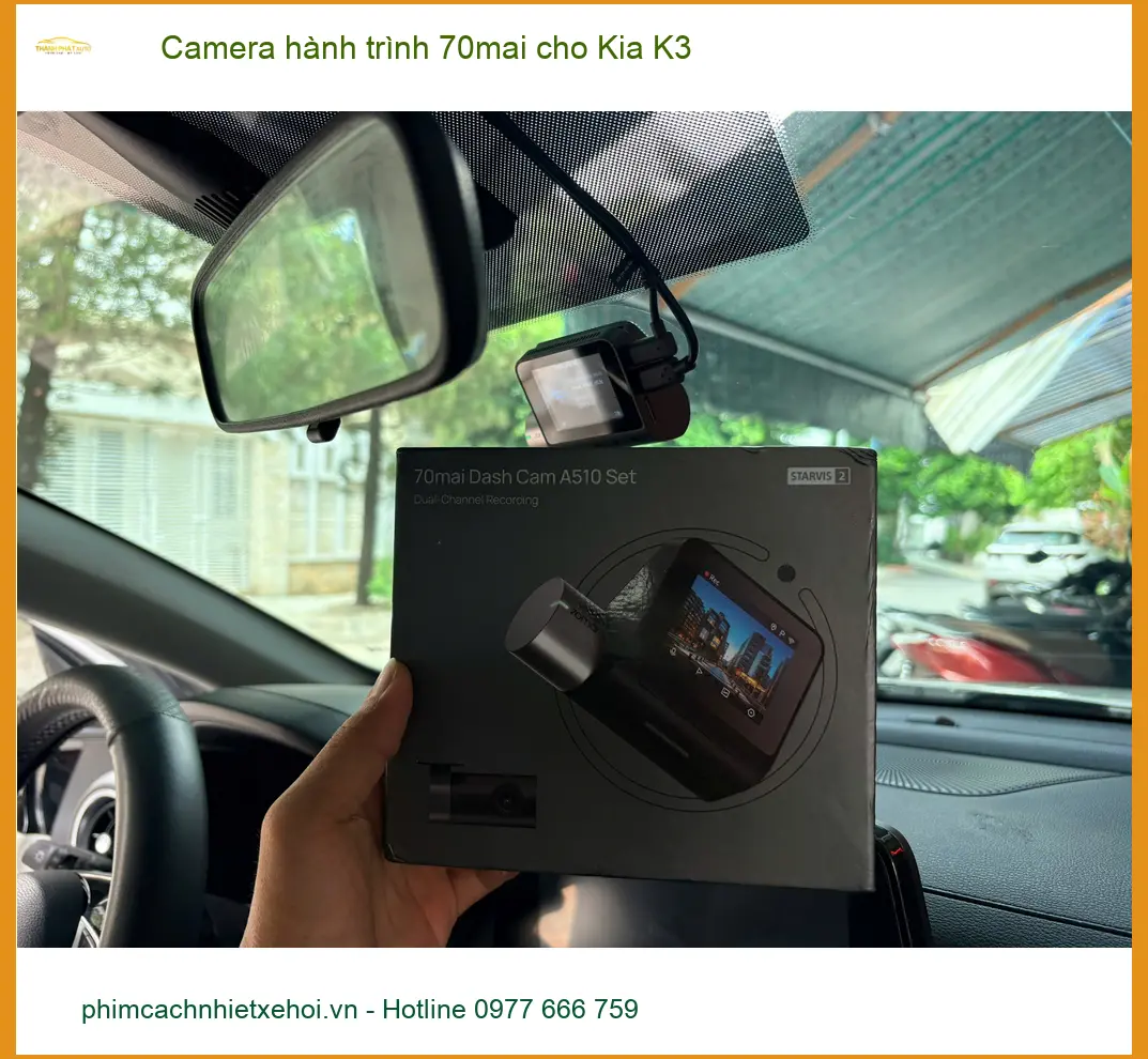 Anh Khải lắp Camera hành trình 70mai cho Kia K3 Quận 9 để an tâm hơn trên mọi nẻo đường ảnh thực tế 4