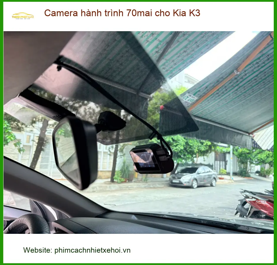 Anh Tùng Lâm lắp Camera hành trình 70mai cho Kia K3 tại Quận 2