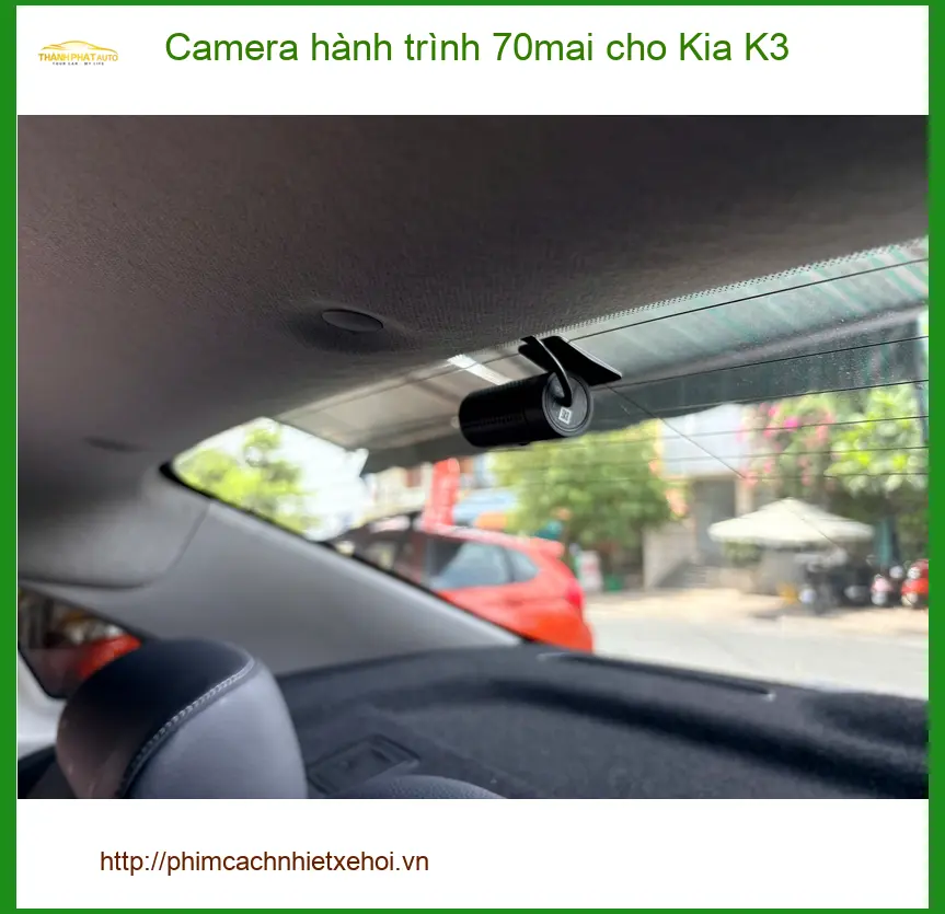 Anh Tùng lắp Camera hành trình 70mai cho Kia K3 tại Quận Bình Thạnh đảm bảo an toàn ảnh thực tế 2