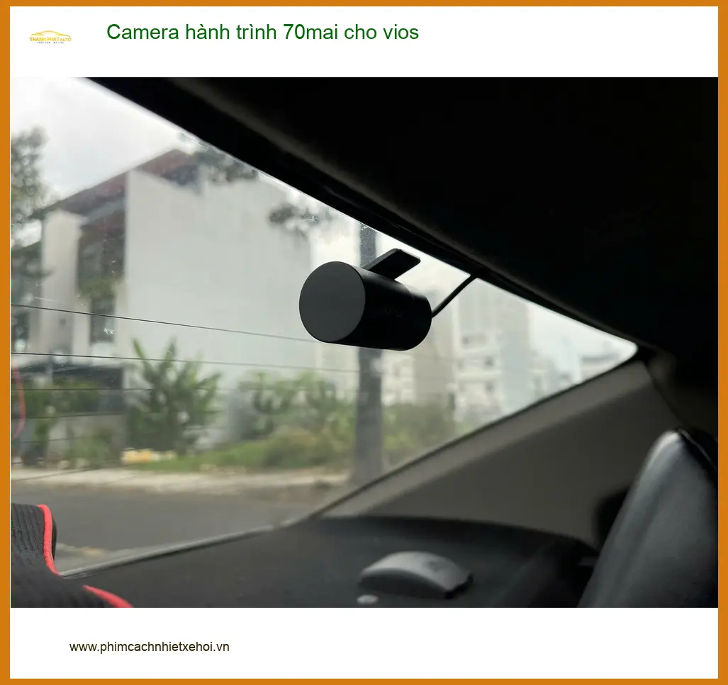 Anh Thọ lắp Camera hành trình 70mai cho Vios tại Quận 2 để an tâm hơn khi lái xe ban đêm ảnh thực tế 4