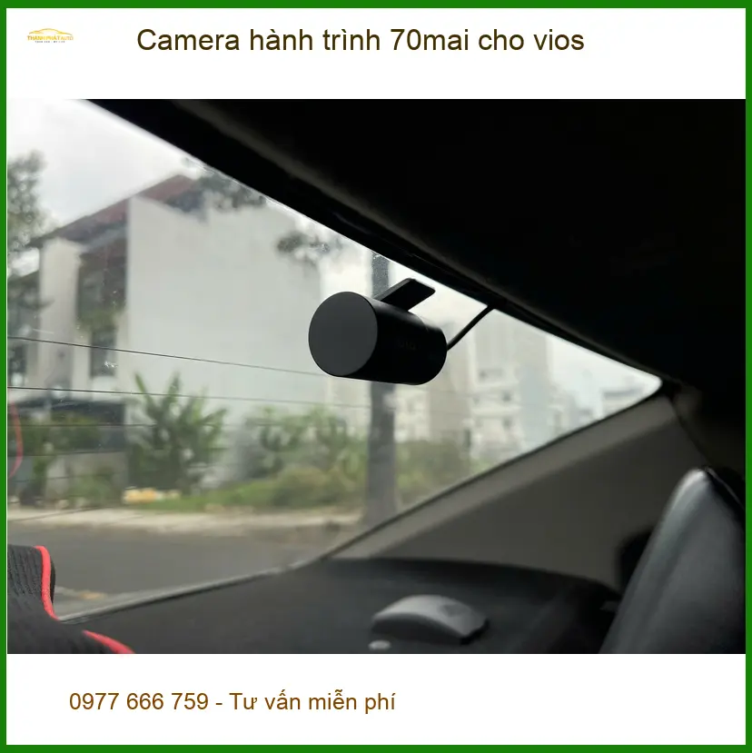 Chị Mai gắn Camera hành trình 70mai cho Vios tại Nhà Bè để lái xe an toàn