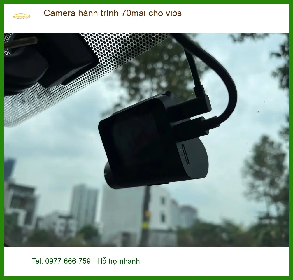 Anh Khải lắp camera hành trình 70mai cho Vios tại Quận 12 để ghi lại hành trình an toàn ảnh thực tế 2