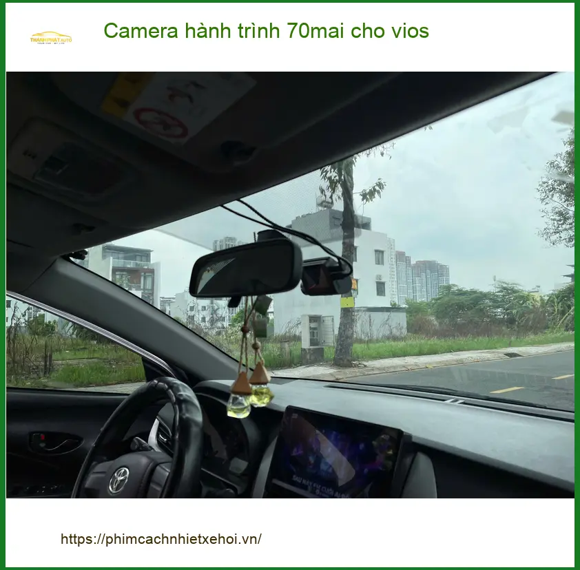 Anh Khải lắp camera hành trình 70mai cho Vios tại Quận 12 để ghi lại hành trình an toàn ảnh thực tế 4