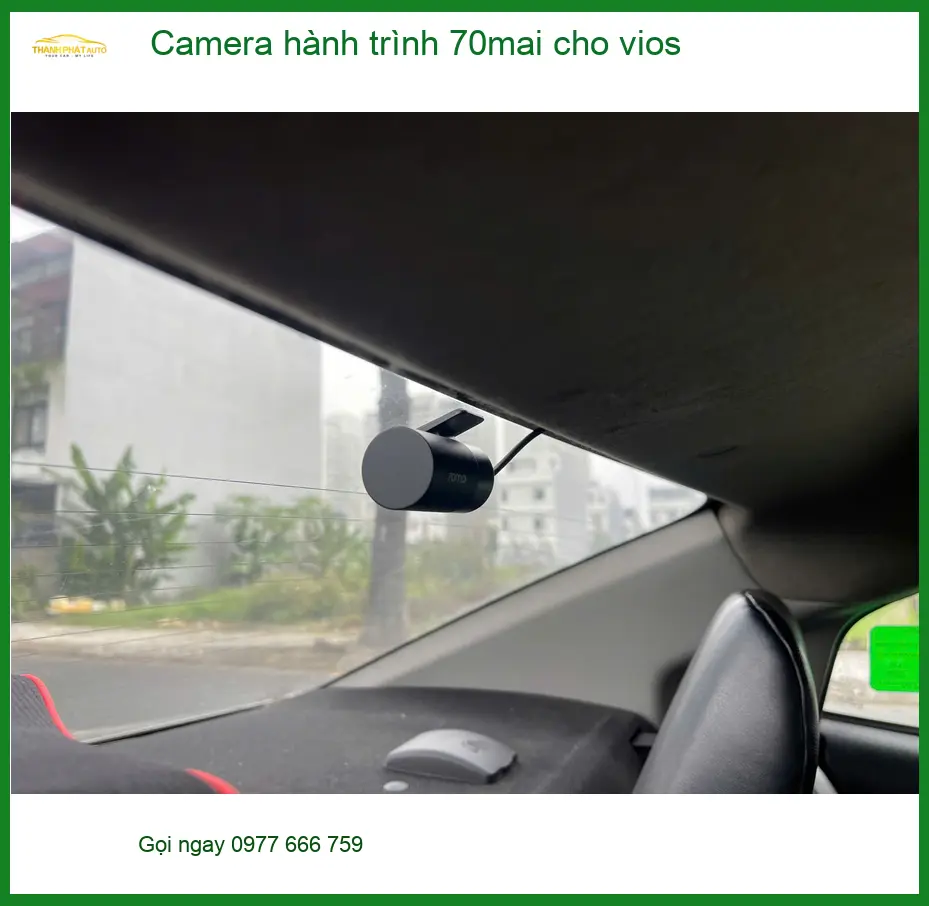Chị Mỹ Lệ gắn Camera hành trình 70mai cho Vios ở Quận Bình Thạnh ảnh thực tế 3