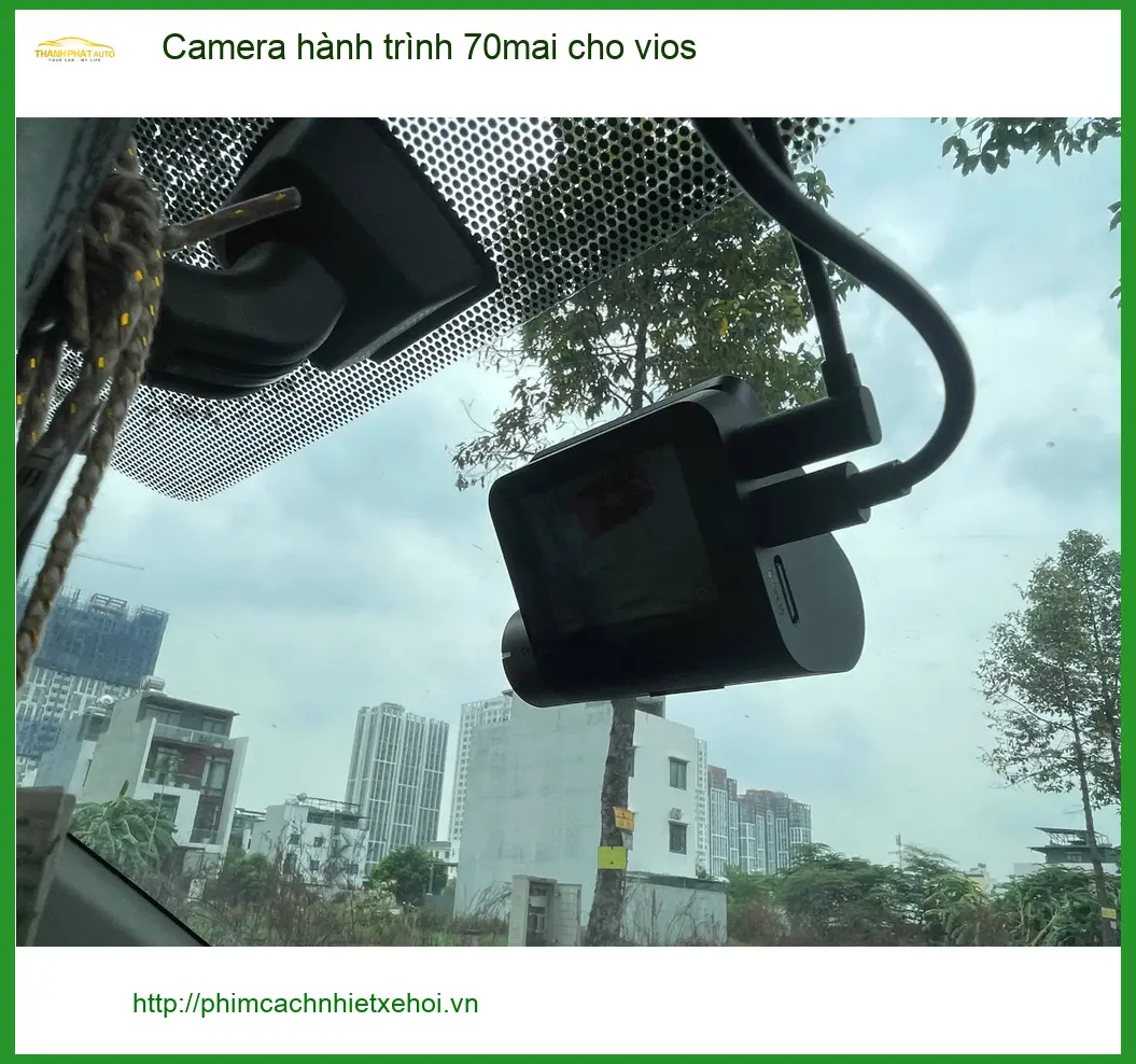 Chị Mỹ Lệ gắn Camera hành trình 70mai cho Vios ở Quận Bình Thạnh ảnh thực tế 4